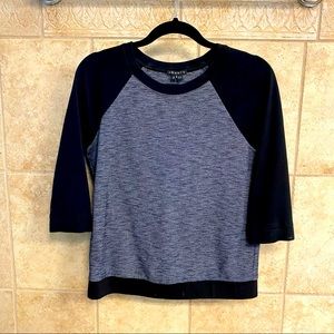 Theory raglan top, EUC